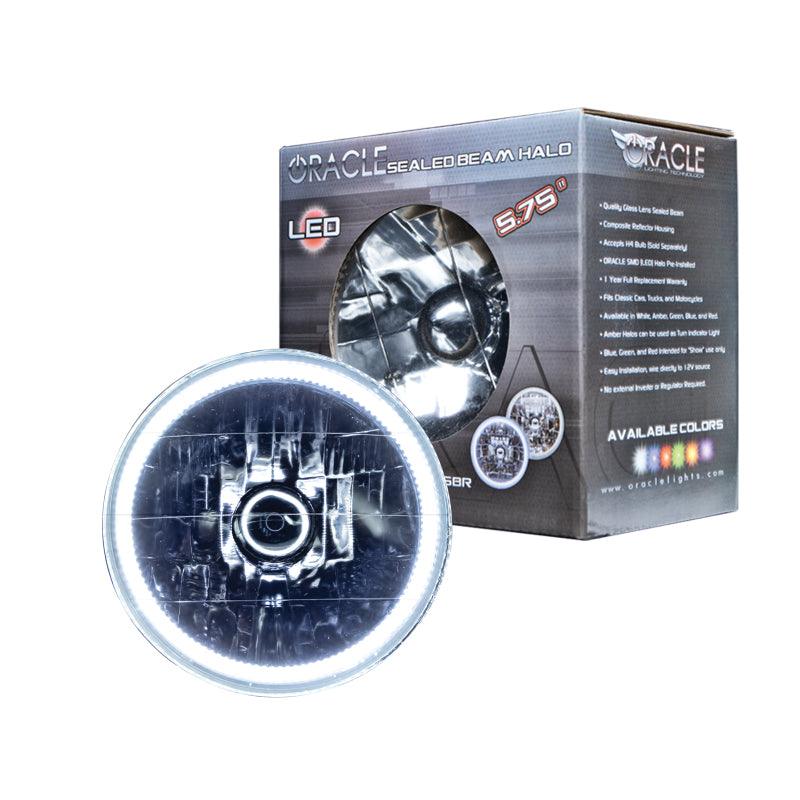 Oracle Pre-Installed Lights 5.75 IN. Sealed Beam - White Halo - Corvette Realm