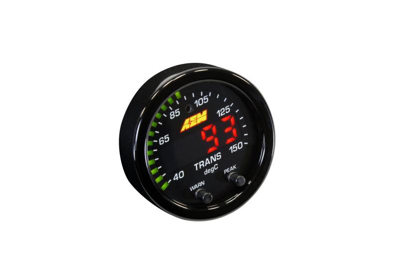 AEM X-Series Temperature 100-300F Gauge Kit (ONLY Black Bezel and Water Temp. Faceplate) - Corvette Realm