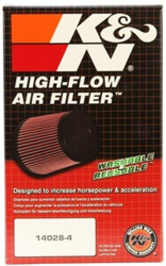 K&N Filter Universal Rubber Filter 3 Flange 4 1/2 Base inch 3 1/2 inch Top 5 3/4 inch Height - Corvette Realm