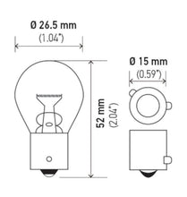 Load image into Gallery viewer, Hella Bulb 9507 24V 21W BAU15s S8 AMBER - Corvette Realm