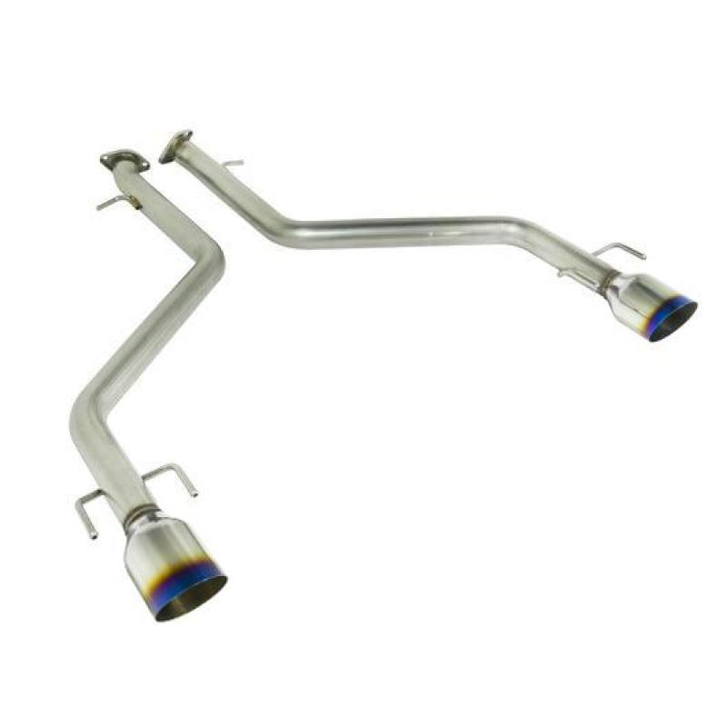 Remark 2021+ Lexus IS350 Axle Back Exhaust w/Burnt Single Wall Tip - Corvette Realm