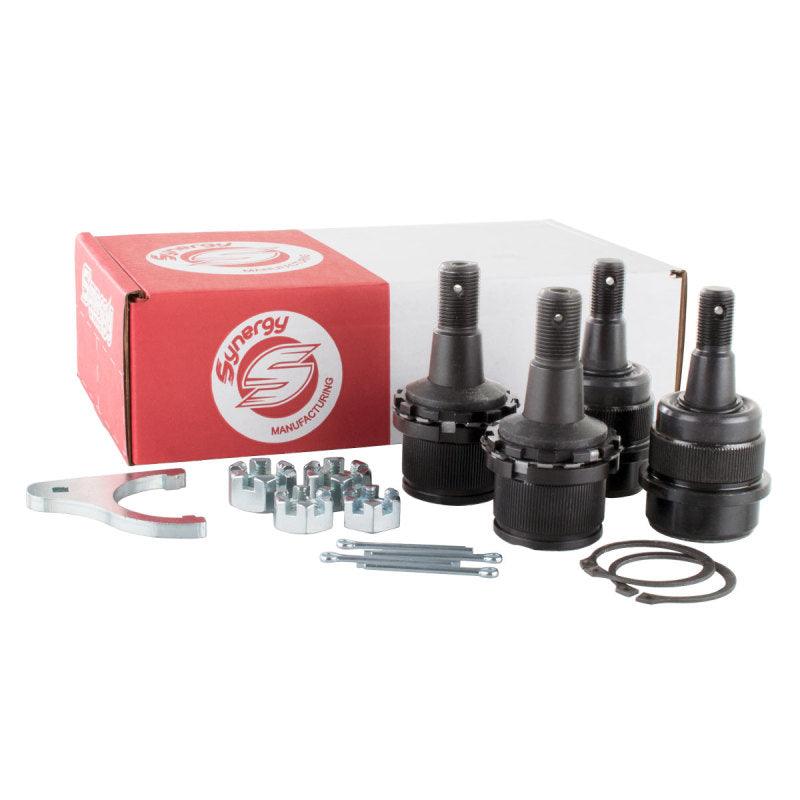 Synergy 03-13 Dodge Ram 1500/2500/3500 HD 4x4 Non-Knurled Adjustable Ball Joint Kit - Corvette Realm