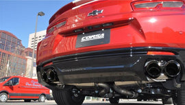 Corsa 16-18 Chevy Camaro SS 6.2L Xtreme+ 2.75in Cat-Back Dual Rear Exit w/ Twin 4in Black PVD Tips - Corvette Realm