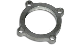Vibrant GT series / T3 Discharge Flange (4 Bolt) with 2.5in Inlet ID Mild Steel 1/2in Thick - Corvette Realm