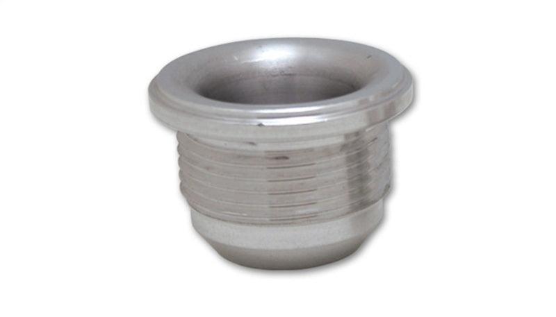 Vibrant -12 AN Male Weld Bung (1-3/8in Flange OD) - Aluminum - Corvette Realm
