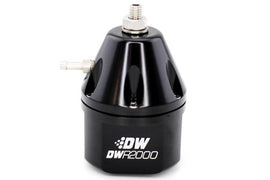 DeatschWerks DWR2000 Adjustable Fuel Pressure Regulator - Black - Corvette Realm