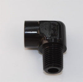 Fragola 1/8 Pipe 90 Degree Elbow Male/Female - Black - Corvette Realm