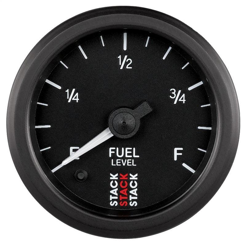 Autometer Stack Instruments 52mm 0-280 Ohm Programmable Pro Stepper Motor Fuel Level Gauge - Black - Corvette Realm