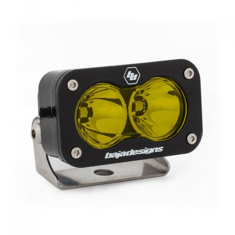 Baja Designs S2 Pro Spot Pattern LED Light - Amber - Corvette Realm