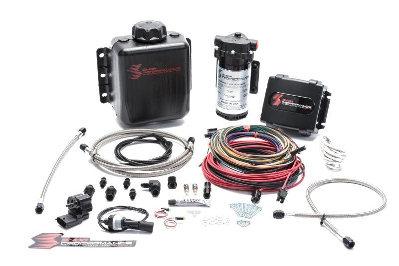 Snow Performance Stg 4 Boost Cooler Platinum Water Injection Kit (w/SS Braid Line and 4AN Fitting) - Corvette Realm