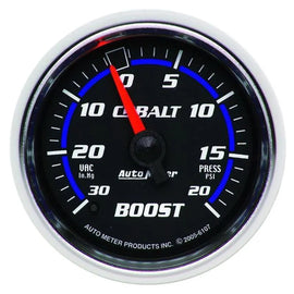 Autometer Cobalt 52mm 20psi mechanical Boost Gauge - Corvette Realm