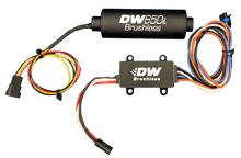 Load image into Gallery viewer, DeatschWerks DW650iL Series 650LPH In-Line External Fuel Pump w/ PWM Controller - Corvette Realm