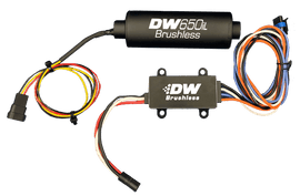 DeatschWerks DW650iL Series 650LPH In-Line External Fuel Pump w/ Single/Dual-Speed Controller - Corvette Realm