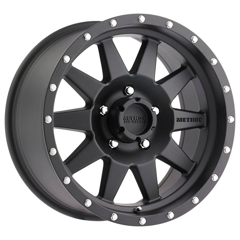 Method MR301 The Standard 18x9 -12mm Offset 5x5 94mm CB Matte Black Wheel - Corvette Realm