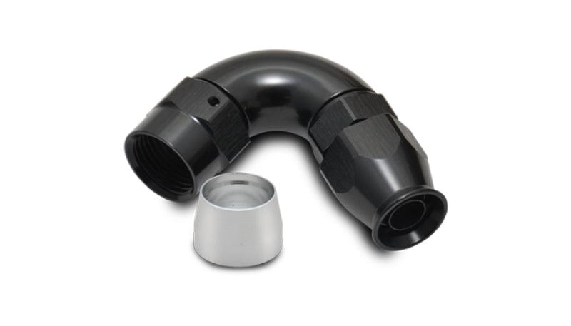 Vibrant -4AN 120 Degreeree Hose End Fitting for PTFE Lined Hose - Corvette Realm