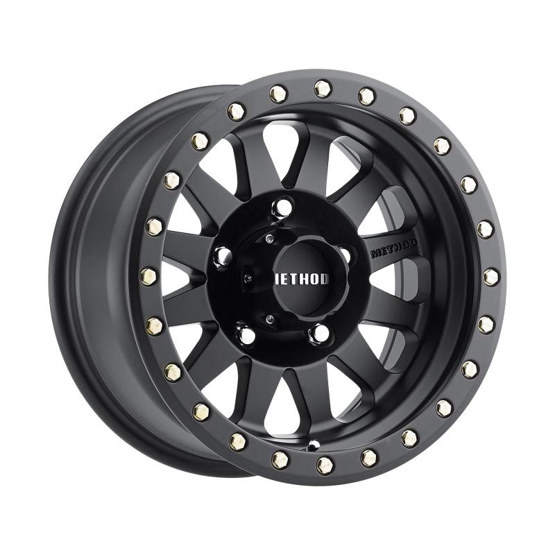 Method MR304 Double Standard 15x10 -50mm Offset 5x4.5 83mm CB Matte Black Wheel - Corvette Realm