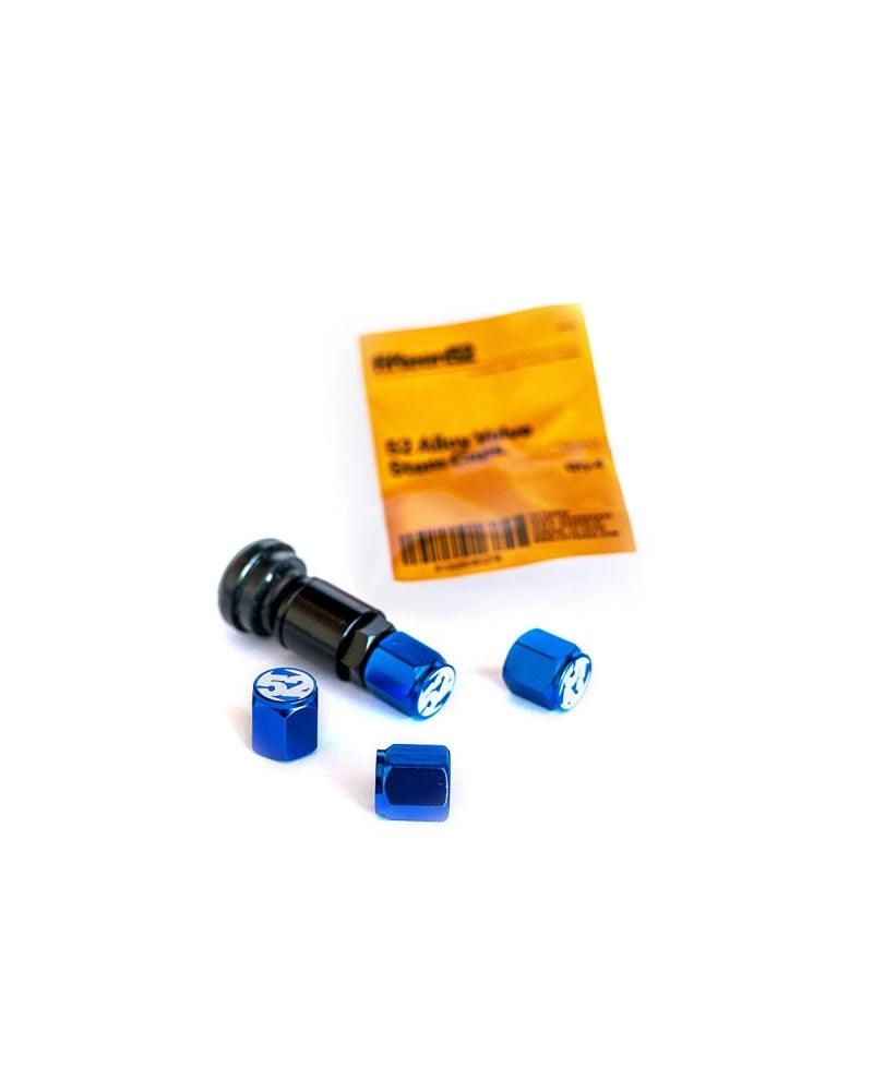 Fifteen52 Valve Stem Cap Set - Blue - 4 Pieces - Corvette Realm