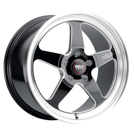 Weld S106 20x9.5 Ventura 6 6x135 ET28 BS6.375 Gloss BLK MIL DIA 87.1 - Corvette Realm