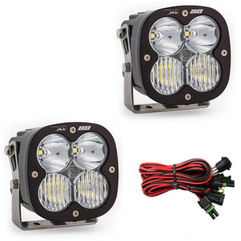 Baja Designs XL80 Series Driving Combo Pattern Pair LED Light Pods - Corvette Realm