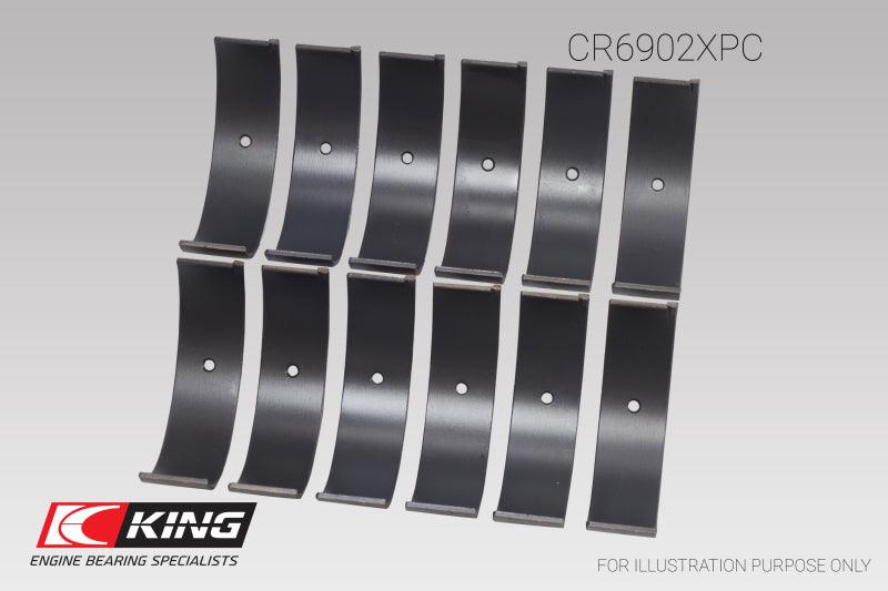 King Nissan VQ35HR/VQ37VHR/VR30DTT (Size +.25) pMaxKote Rod Bearing Set - Corvette Realm