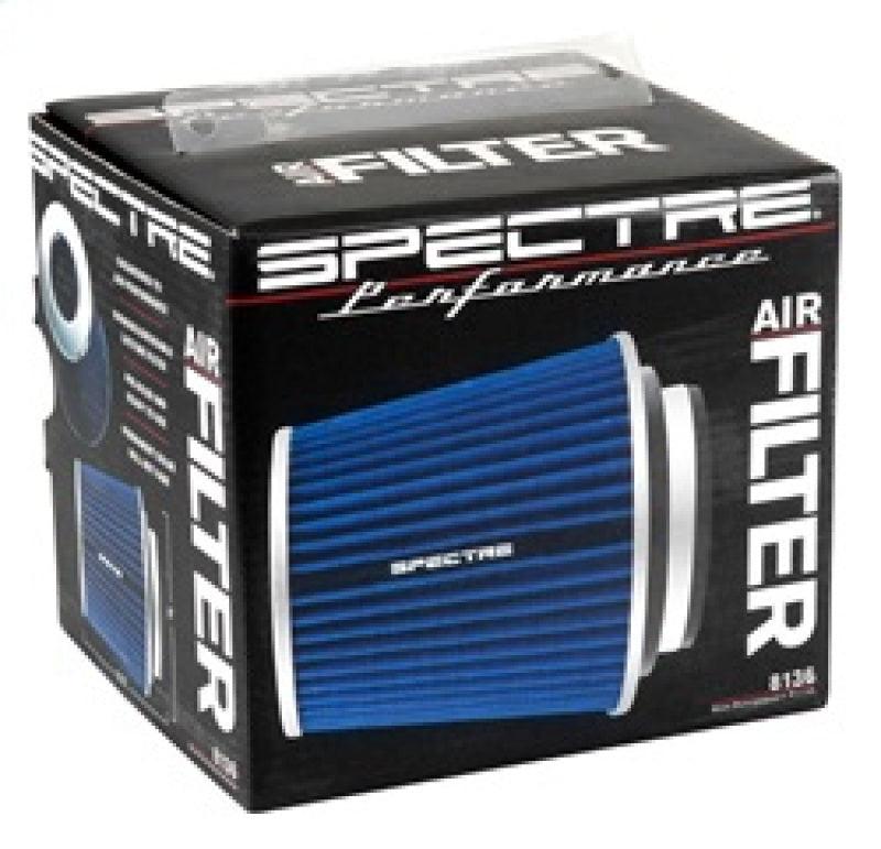 Spectre Adjustable Conical Air Filter 5-1/2in. Tall (Fits 3in. / 3-1/2in. / 4in. Tubes) - Blue - Corvette Realm