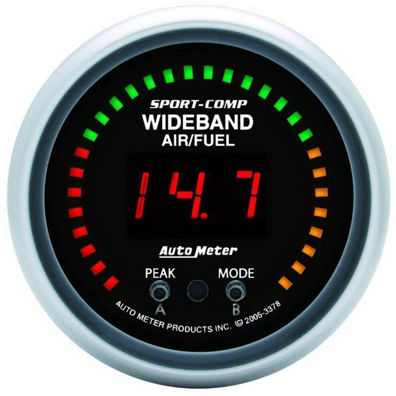 Autometer Sport-Comp 52mm Wideband Air/Fuel Gauge - Corvette Realm