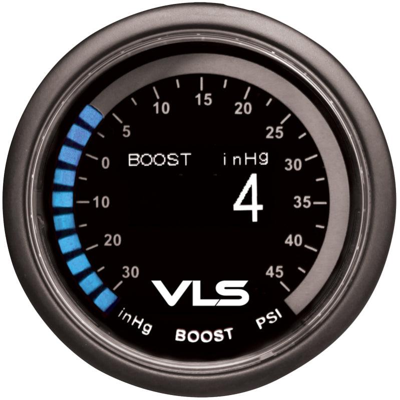 Revel VLS 52mm 30inHg-45PSI Digital OLED Boost Gauge - Corvette Realm