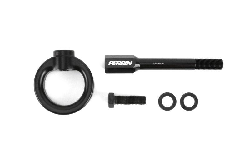 Perrin 02-07 Subaru WRX/STI Tow Hook Kit (Front) - Flat Black - Corvette Realm