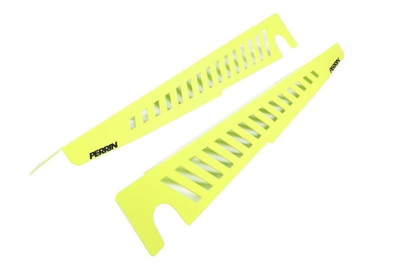 Perrin 22-23 Subaru WRX Fender Shroud Set - Neon Yellow - Corvette Realm