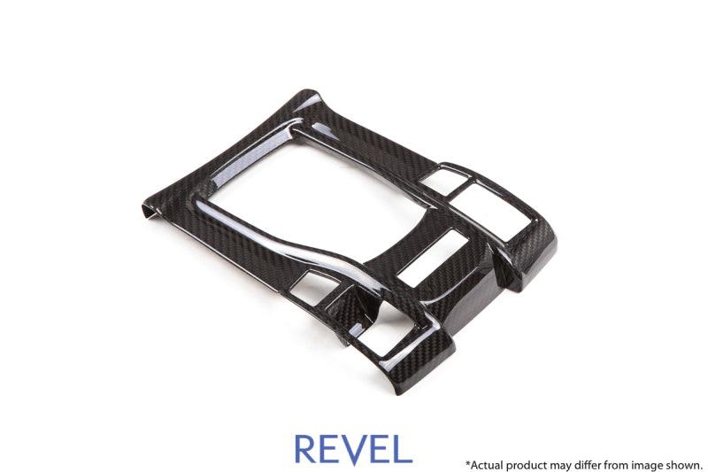 Revel GT Dry Carbon Shifter Panel Cover 17-18 Honda Civic Type-R - 1 Piece - Corvette Realm