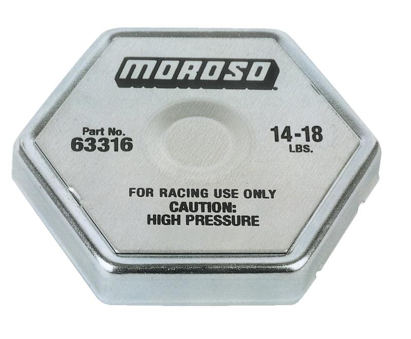 Moroso Racing Radiator Cap - 14-18lbs - Corvette Realm