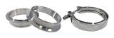 Torque Solution Stainless Steel V-Band Clamp & Flange Kit - 3in (76mm)