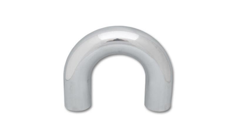 Vibrant 2.75in O.D. Universal Aluminum Tubing (180 degree Bend) - Polished - Corvette Realm
