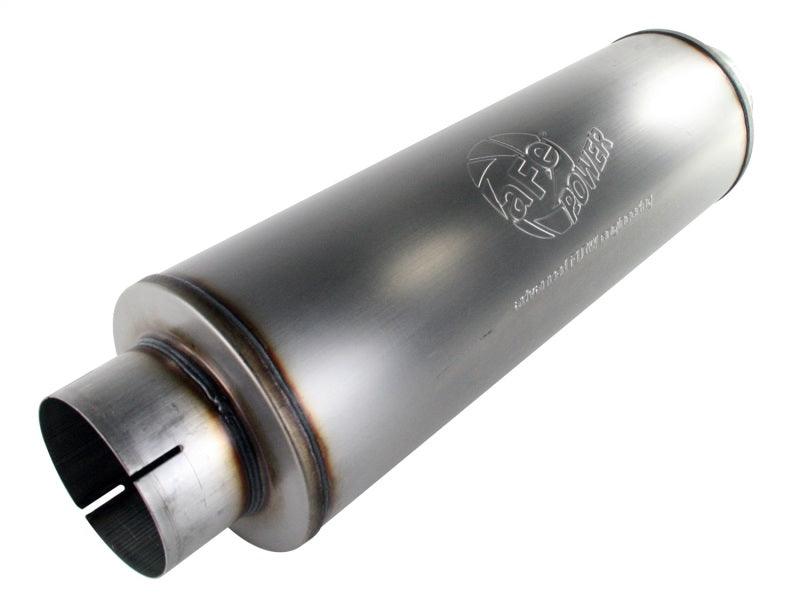aFe MACHForce XP Exhausts Mufflers SS-409 EXH Muffler 5 ID In/Out 8 Dia - Corvette Realm