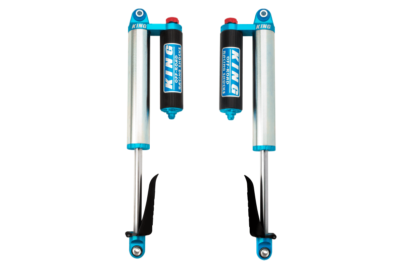 King Shocks 2020+ Jeep Gladiator Rear 2.5 Dia Piggyback Res Shock for 2.5in-5in Lift w/Adj (Pair) - Corvette Realm