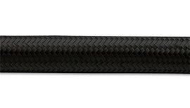 Vibrant -6 AN Black Nylon Braided Flex Hose (20 foot roll) - Corvette Realm