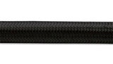 Vibrant -6 AN Black Nylon Braided Flex Hose (20 foot roll)