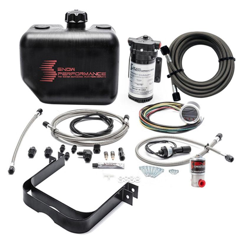 Snow Performance 2.5 Boost Cooler Water Methanol Injection Kit w/ SS Brd Line & 4AN Fittings - Corvette Realm