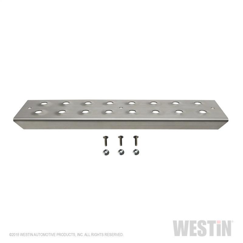 Westin 15in Step Plate w/screws (Set of 2)- Stainless Steel - Corvette Realm