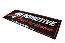 Load image into Gallery viewer, Aeromotive Banner - 32in x 92in (Black/Red) - Corvette Realm