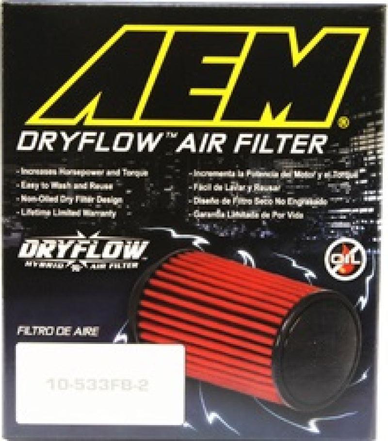 AEM DryFlow Air Filter AIR FILTER ASSY 3in X 5in DRYFLOW - Corvette Realm