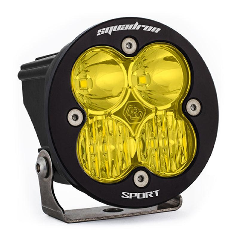 Baja Designs Squadron R Sport Driving/Combo Pattern LED Light Pod - Amber - Corvette Realm