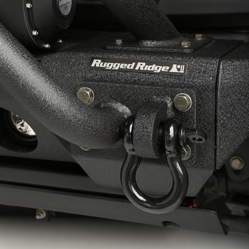 Rugged Ridge Black 9500lb 3/4in D-Ring - Corvette Realm