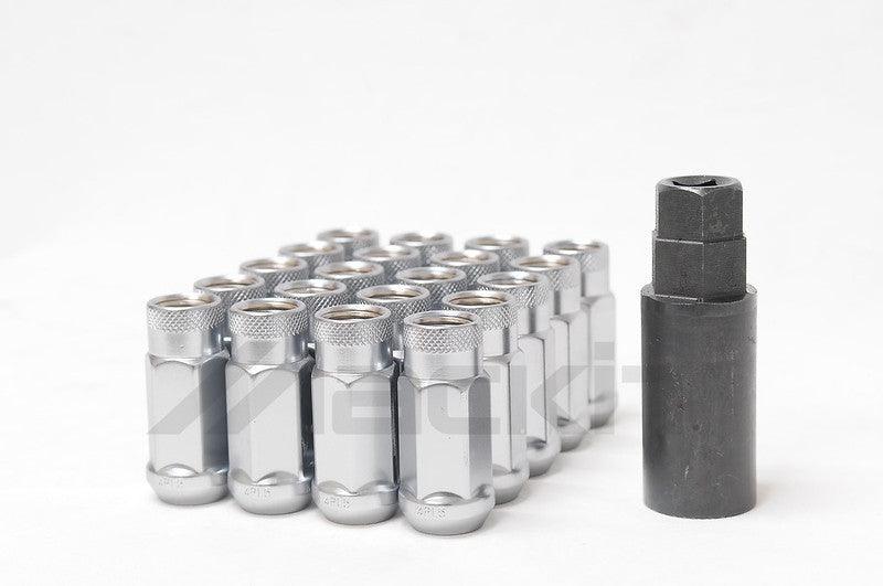 Wheel Mate 14x1.50 Monster Open End Silver Lug Nut - Set of 20 - Corvette Realm