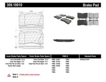 Load image into Gallery viewer, StopTech Performance 04-07 STi / 03-06 Evo / 08-10 Evo / 10+ Camaro Front Brake Pads - Corvette Realm