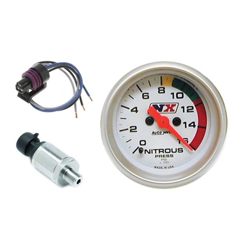 Nitrous Express 2-5/16in Nitrous Pressure Controller/Gauge/Bottle Heater Kit - Corvette Realm