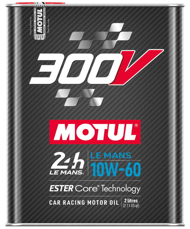 Motul 2L Synthetic-ester Racing Oil 300V Le Mans 10W60 10x2L - Corvette Realm