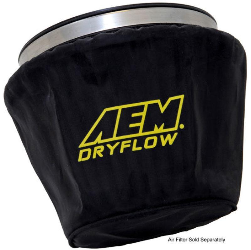AEM Air Filter Wrap Black 7.5in Length x 5in Width x 5in Height - Corvette Realm