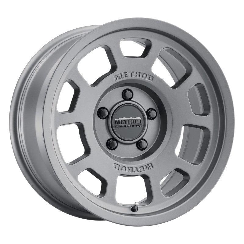 Method MR705 17x8.5 0mm Offset 5x5 71.5mm CB Titanium Wheel - Corvette Realm