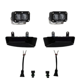 Baja Designs 19-22 Dodge RAM 2500/3500 S2 SAE Fog Pocket Light Kit - Clear - Corvette Realm
